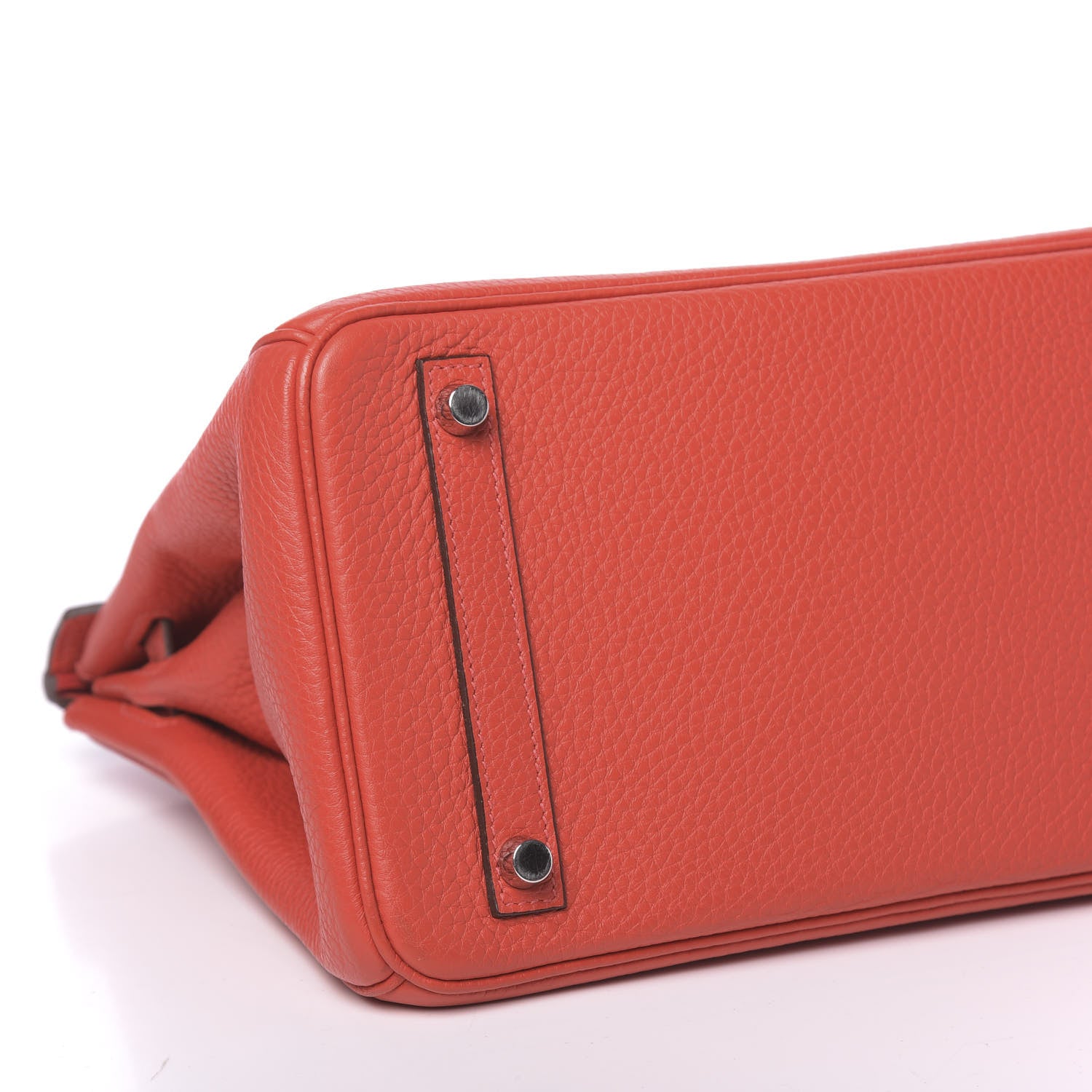Hermes Taurillon Clemence Birkin 30 Rouge Pivoine 9 of 12