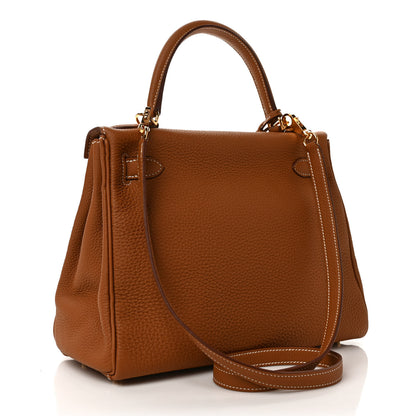 Hermes Togo Kelly Retourne 28 Gold 2 of 8