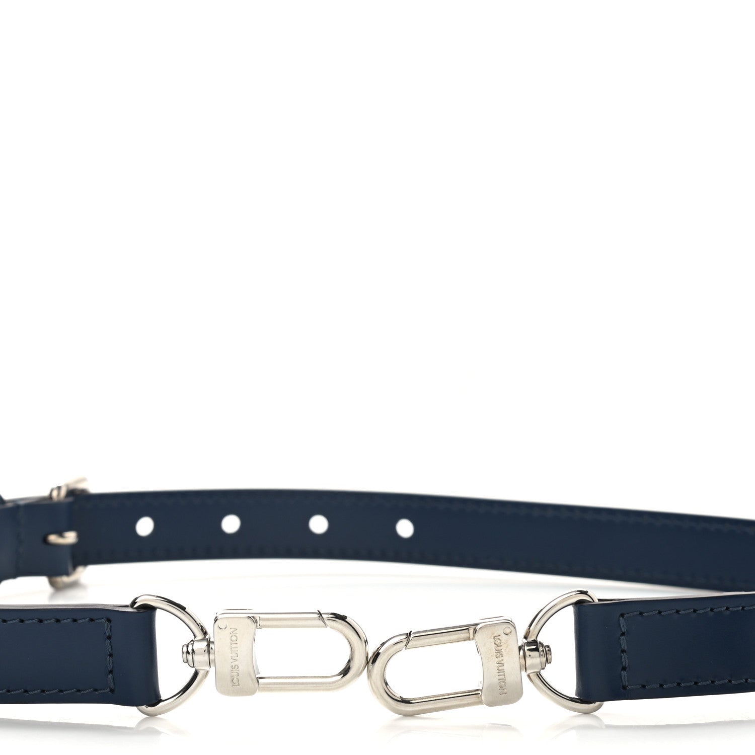Louis Vuitton Calfskin 16mm Adjustable Shoulder Strap Indigo 3 of 3