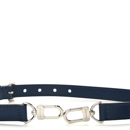 Louis Vuitton Calfskin 16mm Adjustable Shoulder Strap Indigo 3 of 3