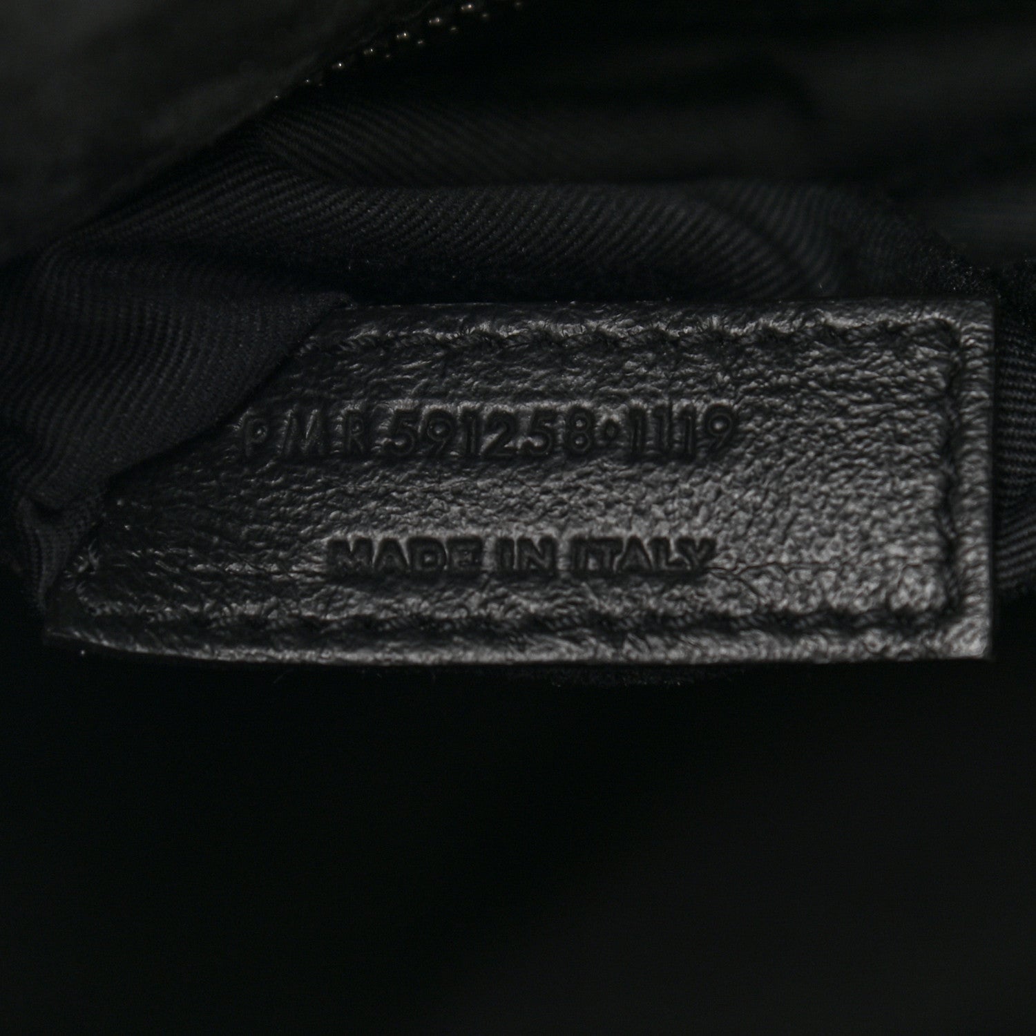 Saint Laurent Crocodile Embossed Lambskin Matelasse Monogram Niki Chain Wallet Black 7 of 11