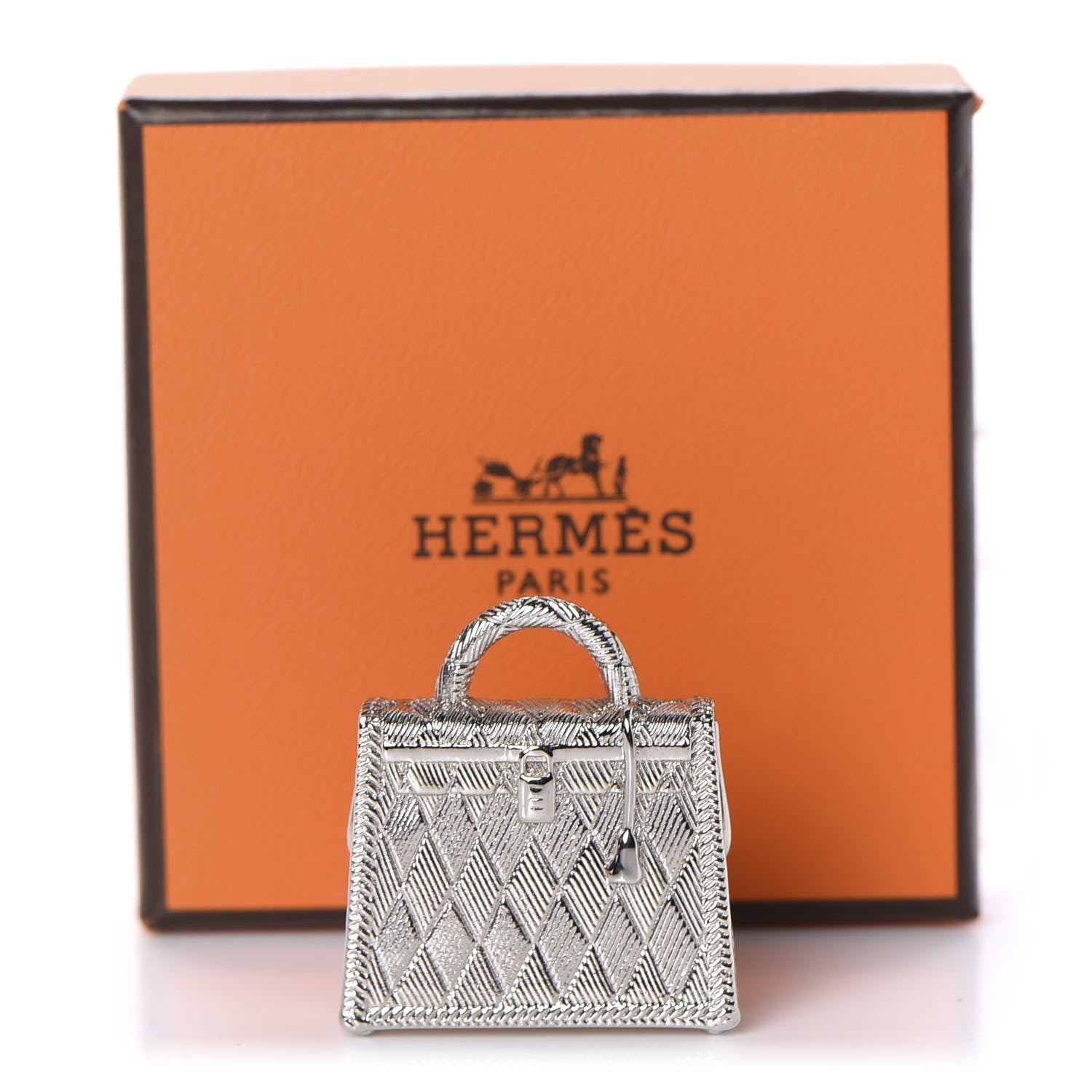 Hermes Palladium Kelly Curiosite Charm 4 of 4