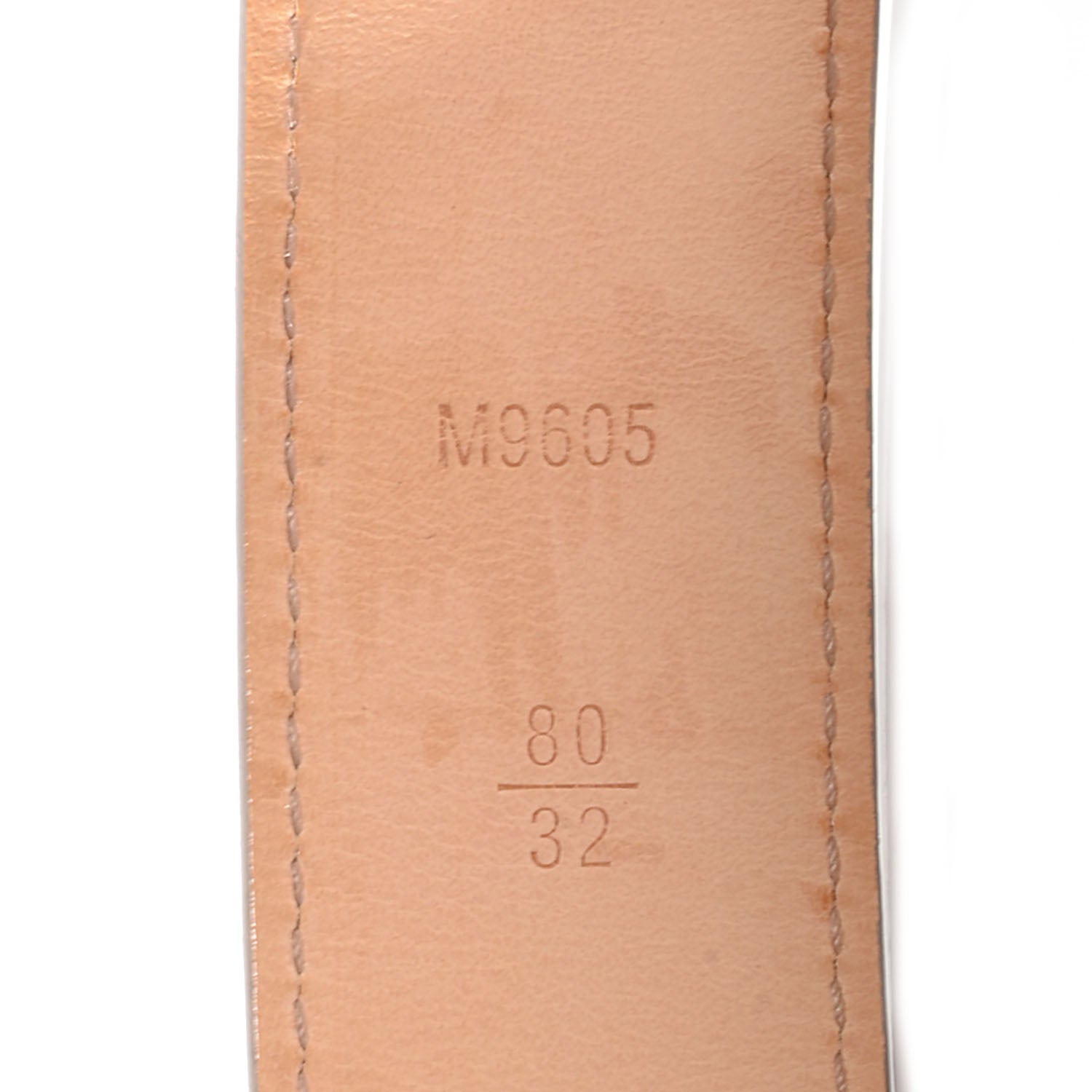 Louis Vuitton Epi Initials Belt 80 32 Ivory 5 of 6