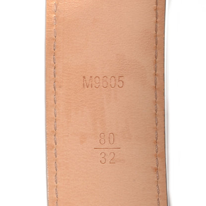 Louis Vuitton Epi Initials Belt 80 32 Ivory 5 of 6