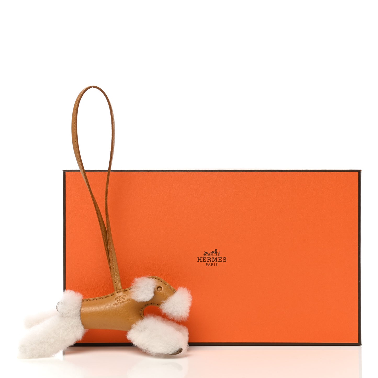 Milo Lambskin Shearling Budy Charm Biscuit