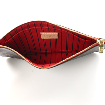 Louis Vuitton Monogram Neverfull MM GM Pochette Cherry 5 of 6
