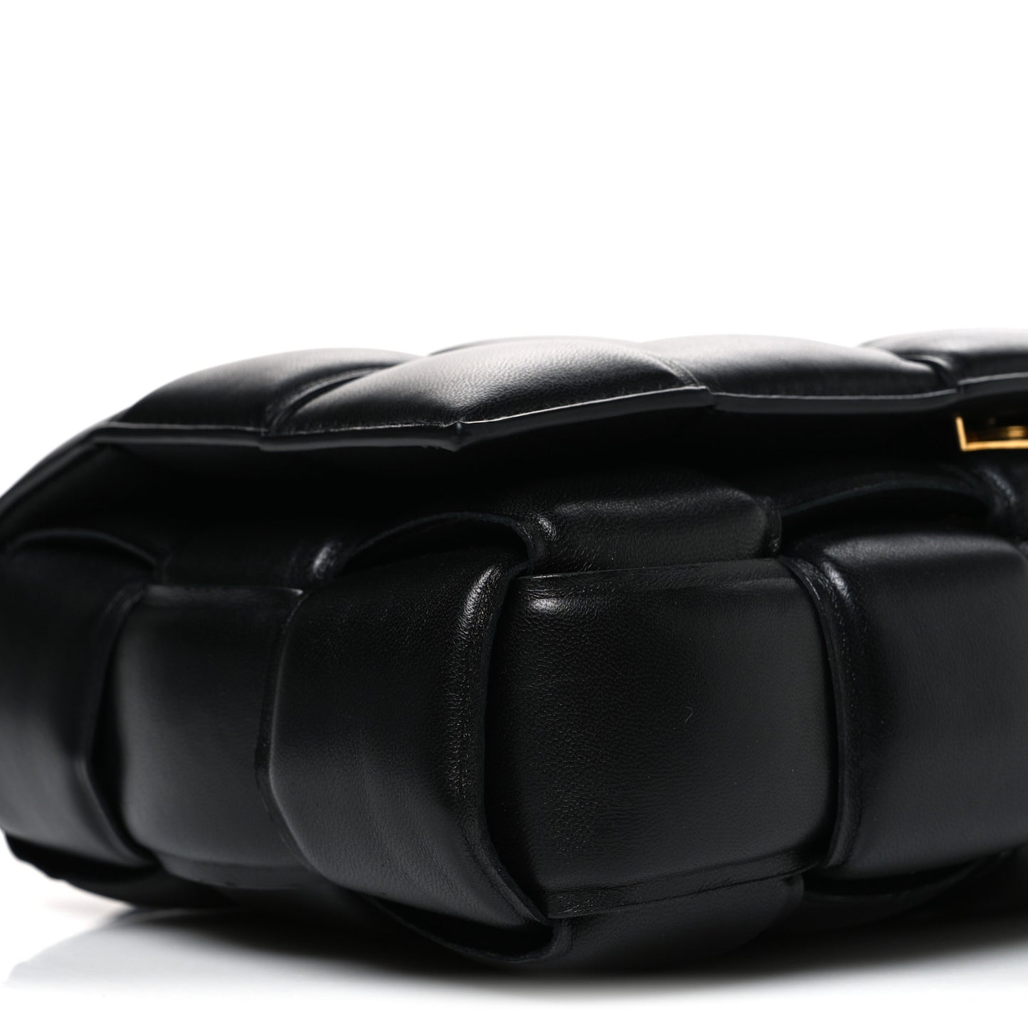 Nappa Intrecciato Orto Messenger Bag Black Black