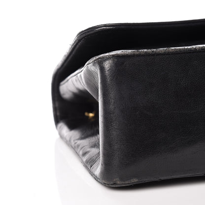 Chanel Lambskin Quilted Medium Single Flap Black 9 of 20