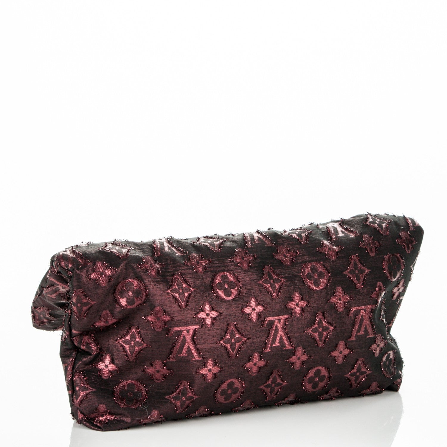 Louis Vuitton Lurex Quilted Monogram Altair Clutch Bordeaux 3 of 7