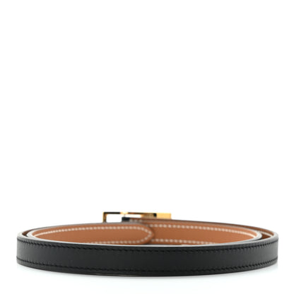 Hermes Epsom Swift 13mm Lucky 15 Belt 80 Black Gold 2 of 5