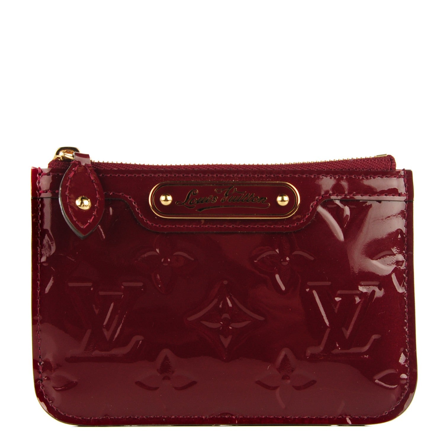 Louis Vuitton Vernis Key Pouch Griotte 1 of 7
