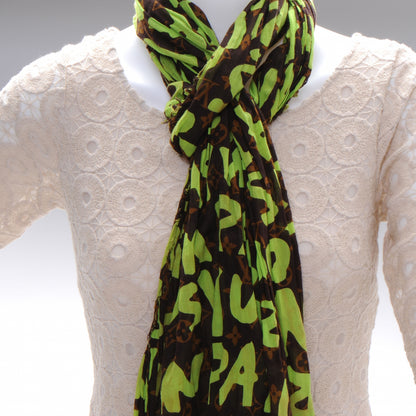 Louis Vuitton Cotton Graffiti Green 2 of 8