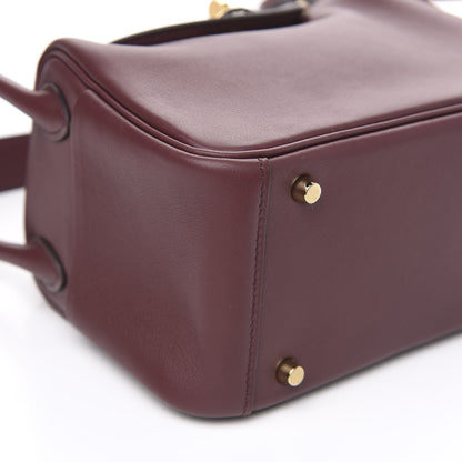 Hermes Swift Mini Lindy 20 Bordeaux 6 of 8
