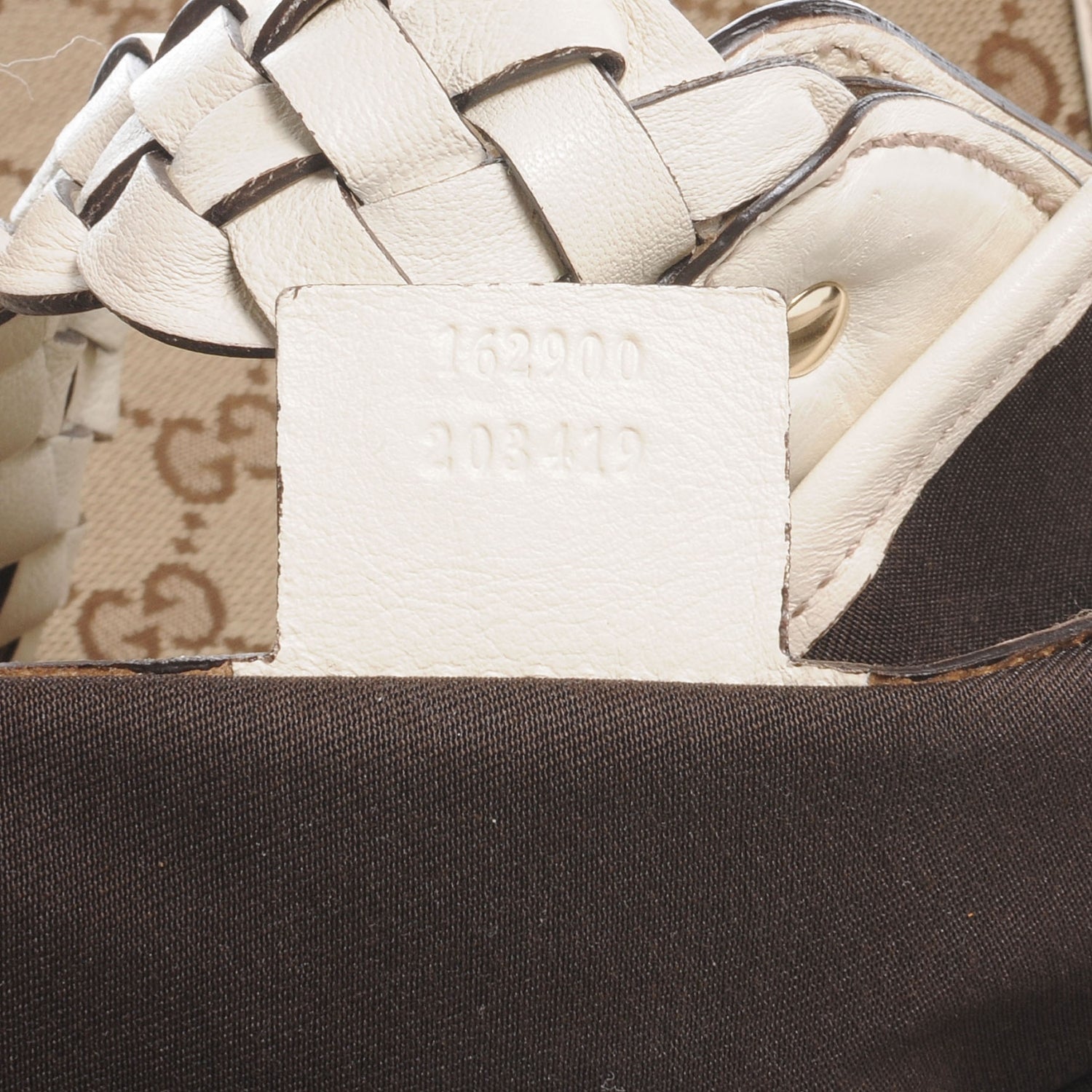 Gucci Monogram Small Pelham Shoulder Bag Ivory 7 of 7