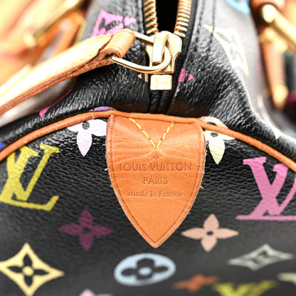 Louis Vuitton Monogram Multicolor Speedy 30 Black 6 of 9