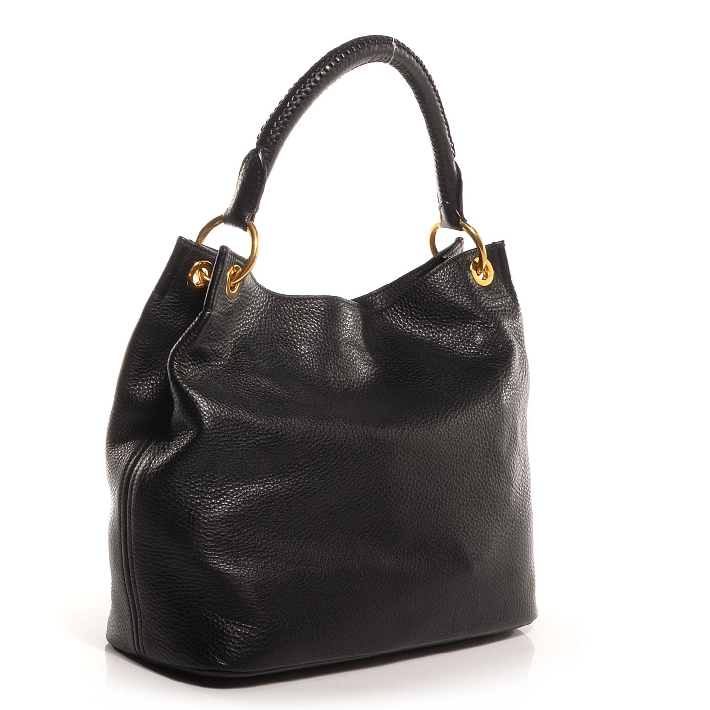 Vitello Daino Hobo Nero Black