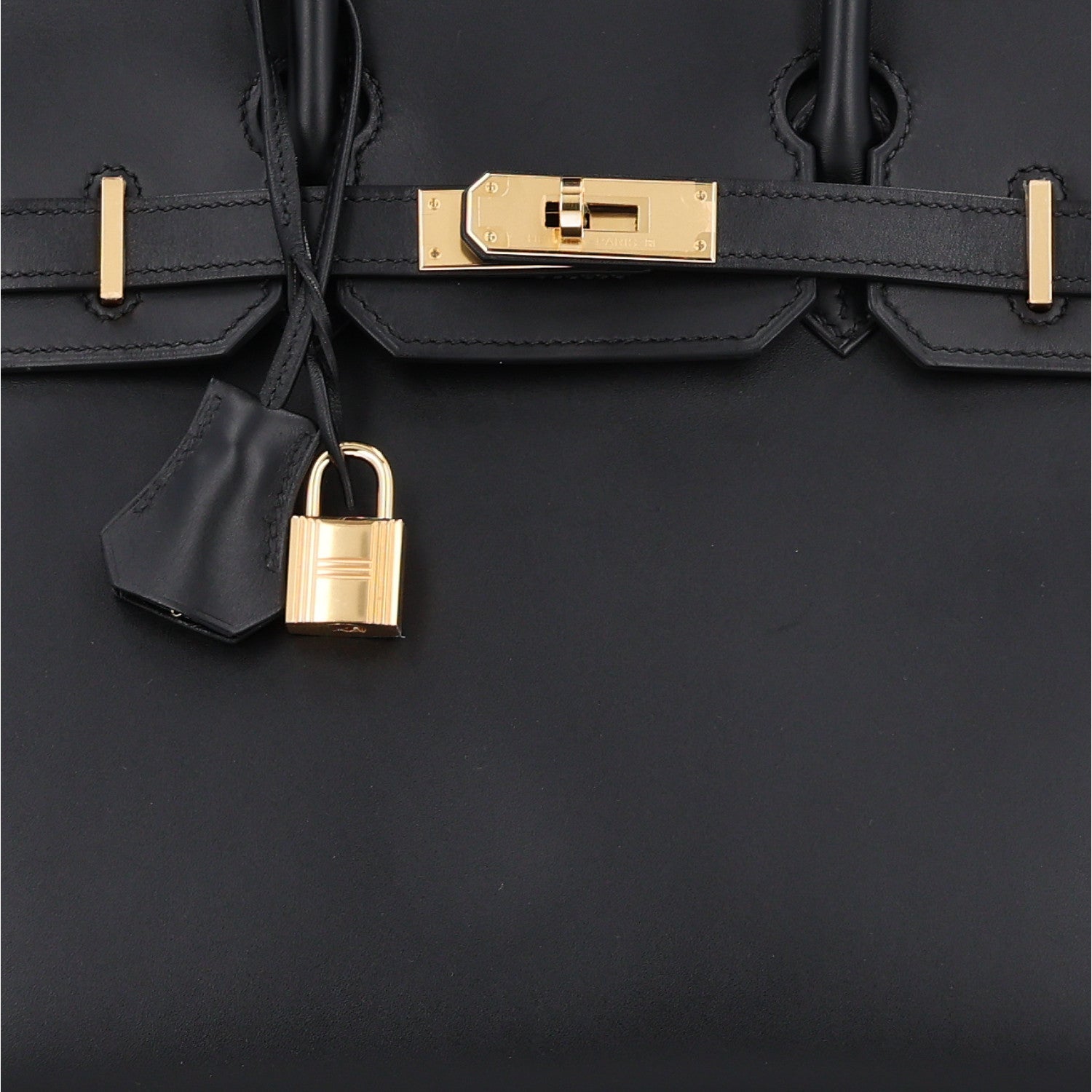Hermes Veau Monsieur Birkin Sellier 30 Black 8 of 10