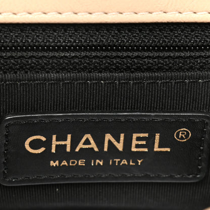 Chanel Sheepskin Quilted Small Vintage Mademoiselle Flap Beige Black 5 of 19