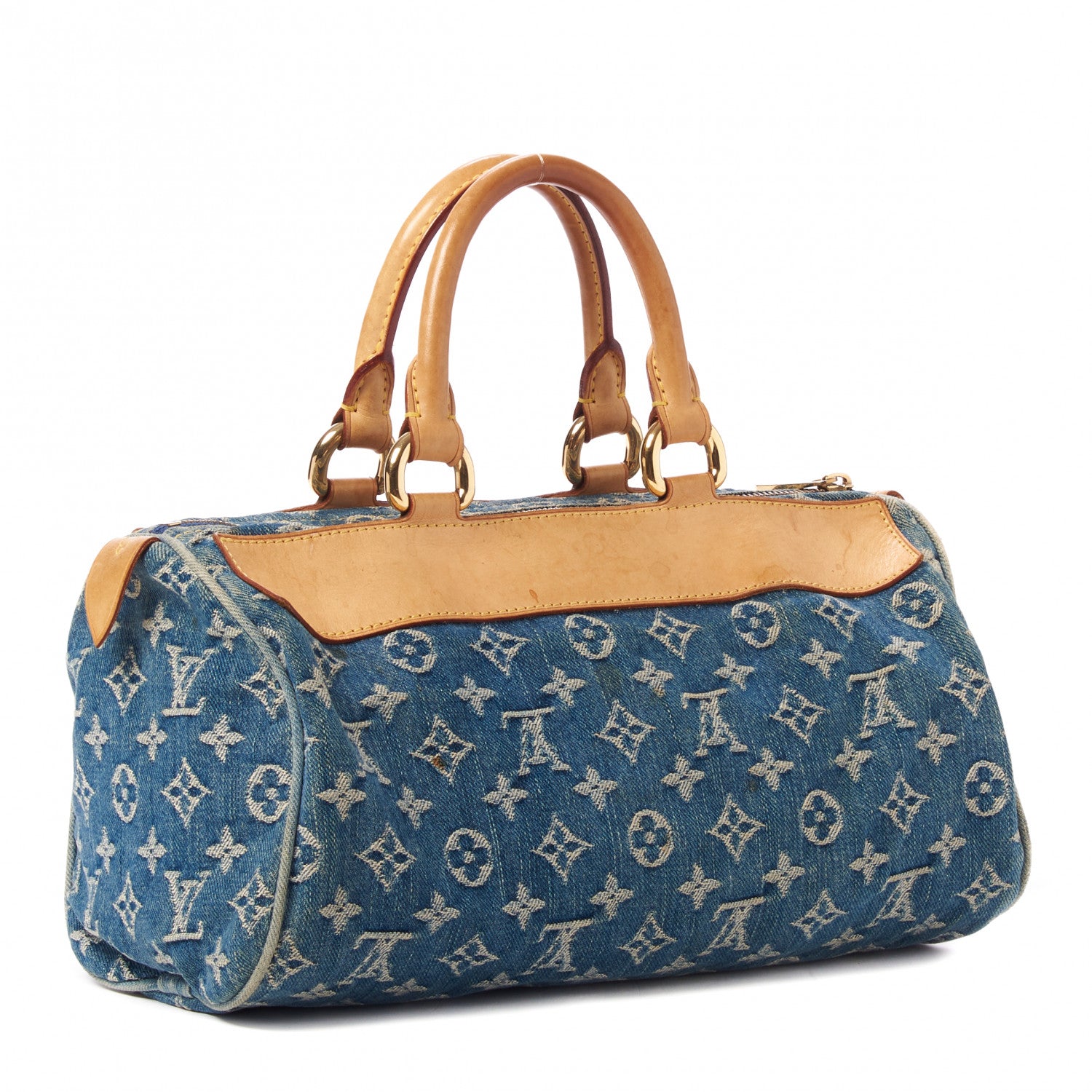 Louis Vuitton Monogram Denim Neo Speedy Blue 3 of 8