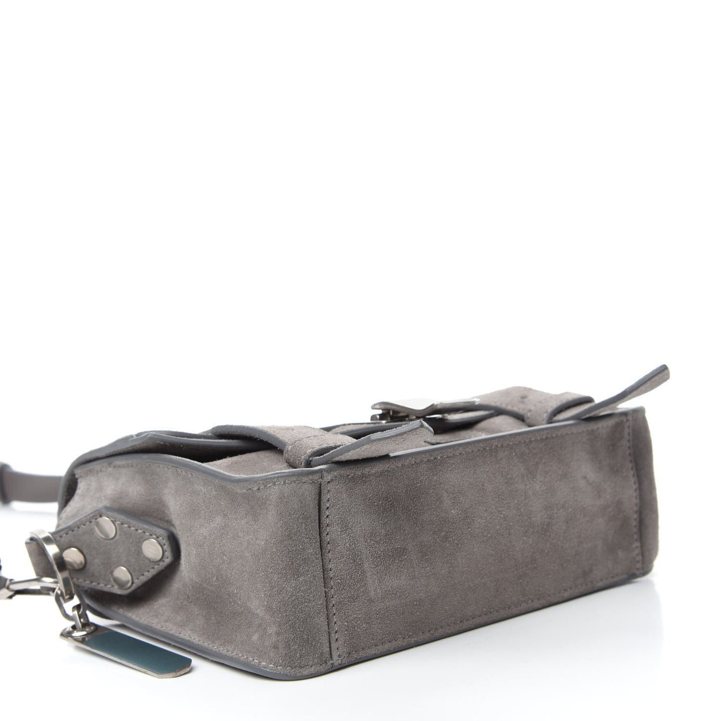 Suede PS1 Mini Crossbody Bag Dark Taupe