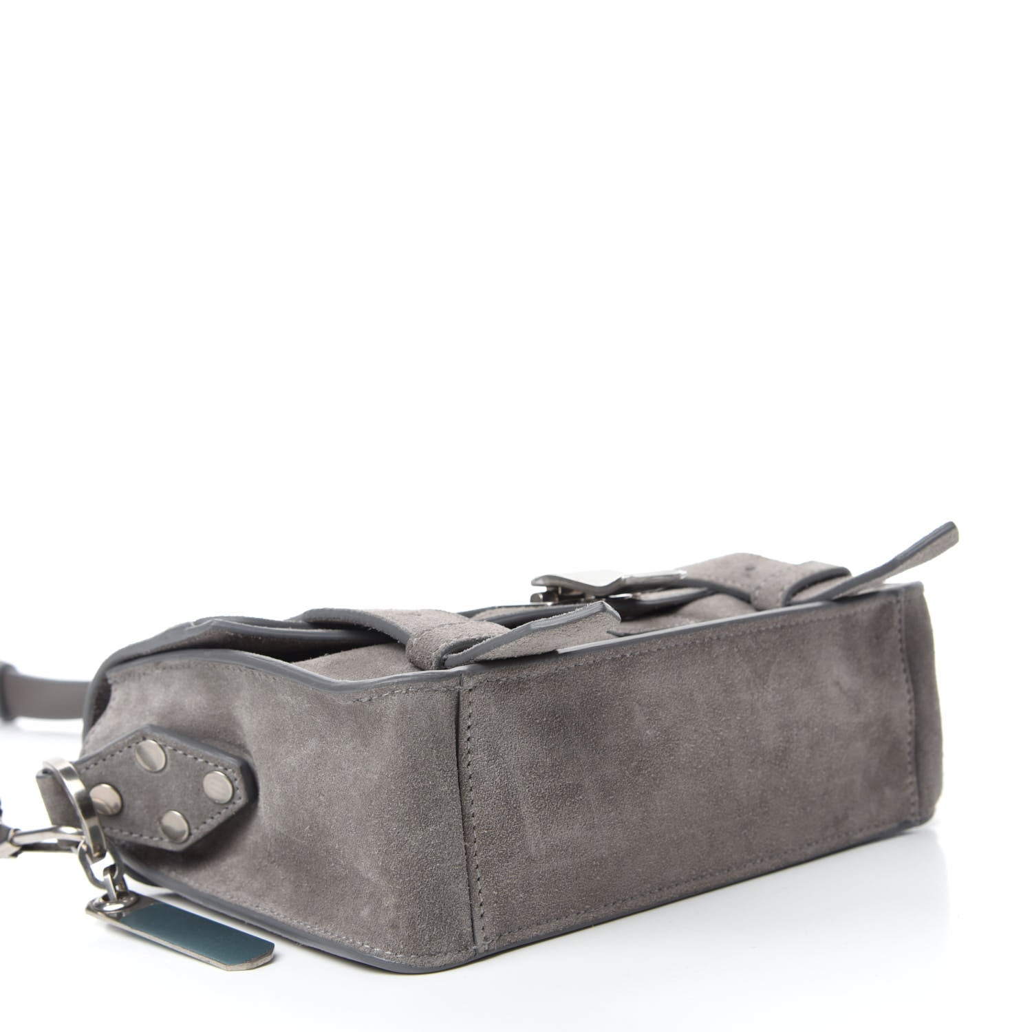 Proenza Schouler Suede PS1 Mini Crossbody Bag Dark Taupe 4 of 9