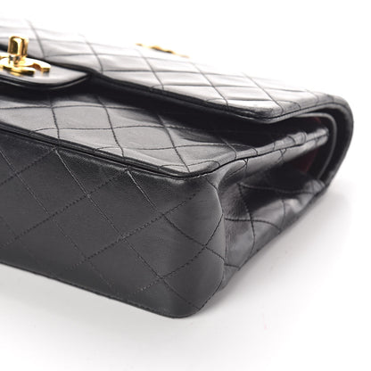 Chanel Lambskin Quilted Medium Double Flap Black 11 of 11