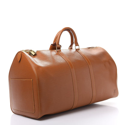 Louis Vuitton Epi Keepall 55 Cipango 2 of 13
