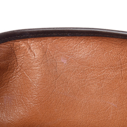 Gucci Calf Hair Calfskin Bamboo Bullet Satchel Brown 15 of 21