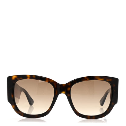 Gucci Acetate Web Oversized Frame Rectangle Sunglasses GG0276S Tortoiseshell 2 of 7