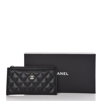 Chanel Caviar Quilted Classic Zip Pouch Black 8 of 8