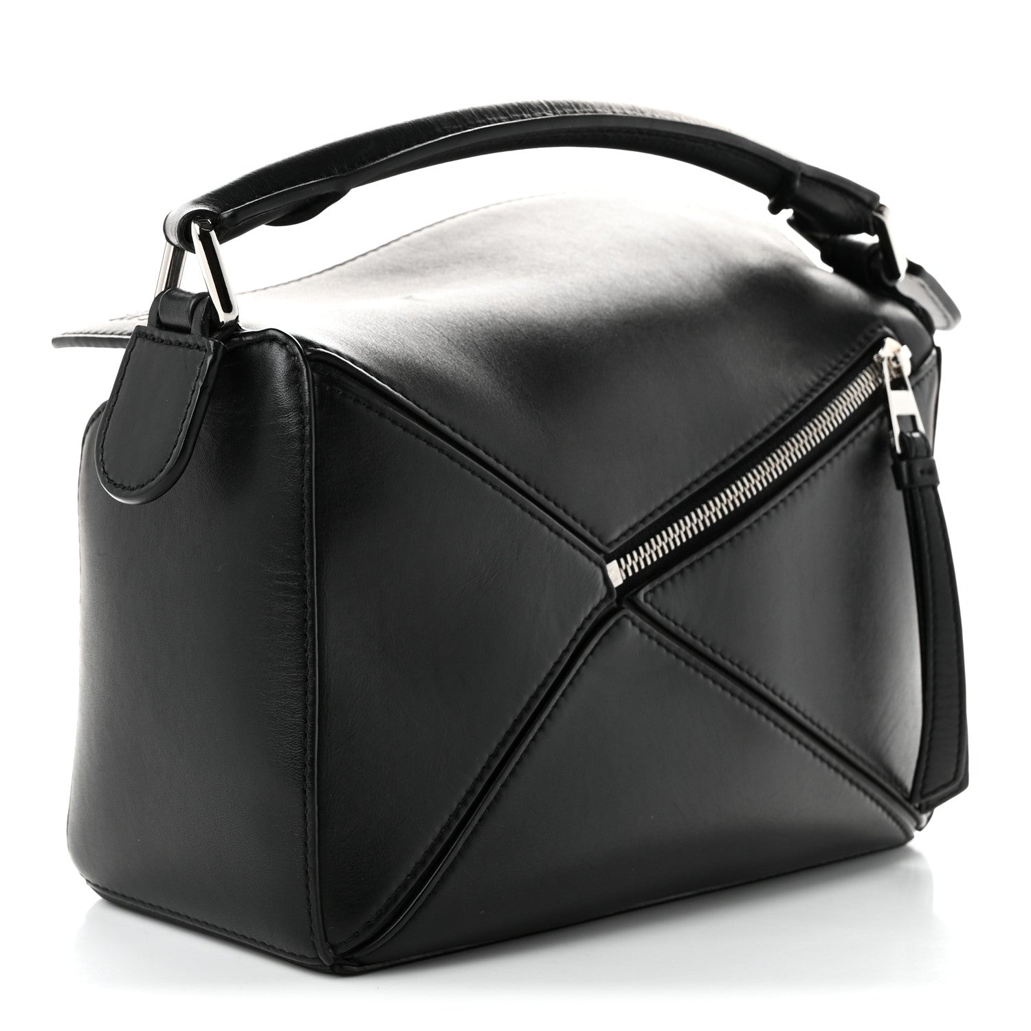 Loewe Calfskin Small Puzzle Bag Black 3 of 10