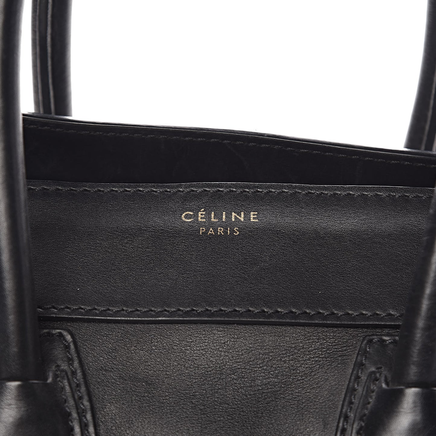 Smooth Calfskin Mini Luggage Black
