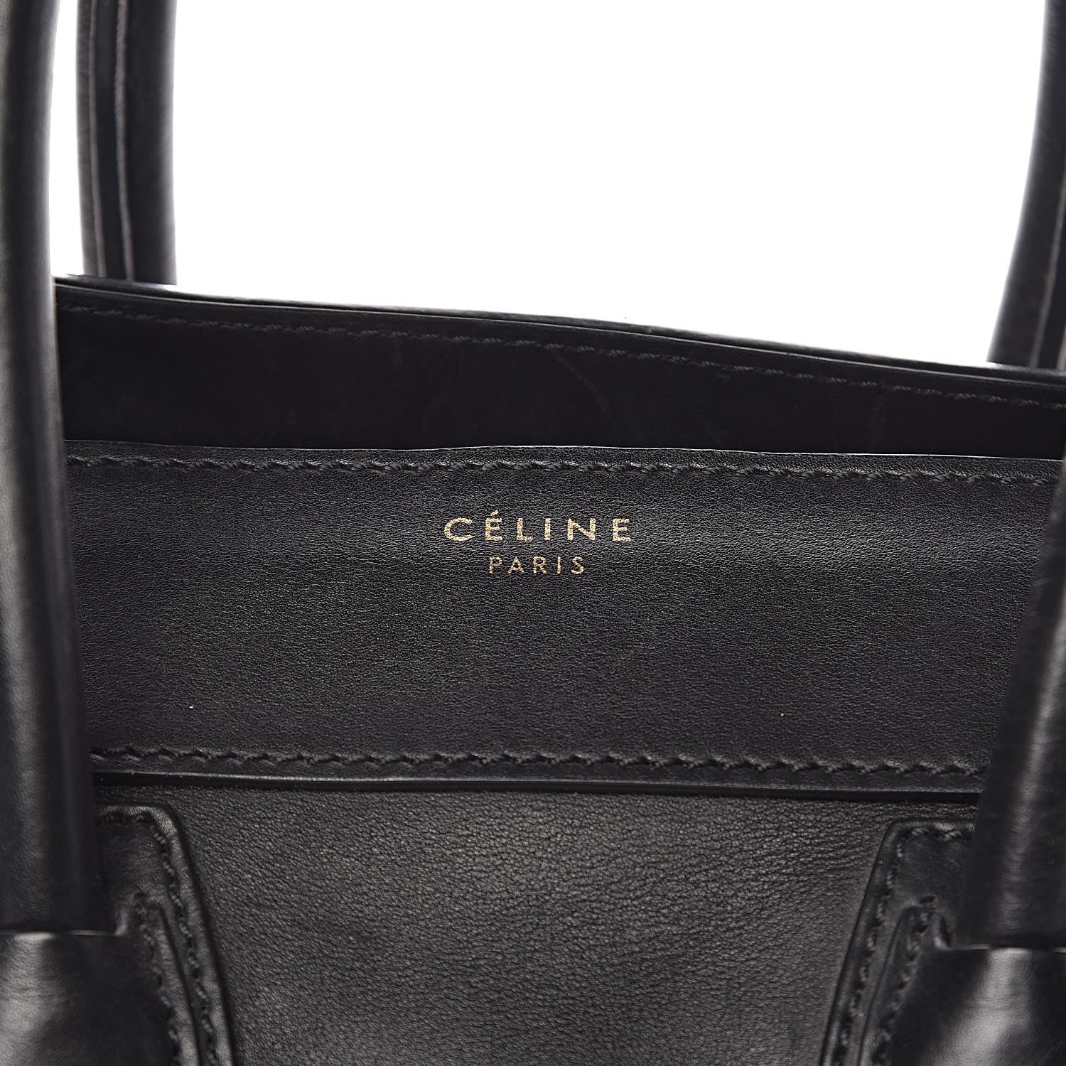 Celine Smooth Calfskin Mini Luggage Black 12 of 20