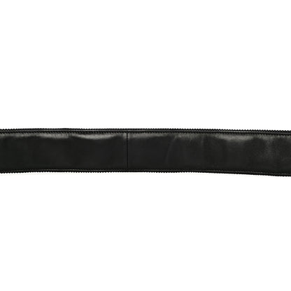 Christian Dior Lambskin Canvas Embroidered Shoulder Strap Black 5 of 6