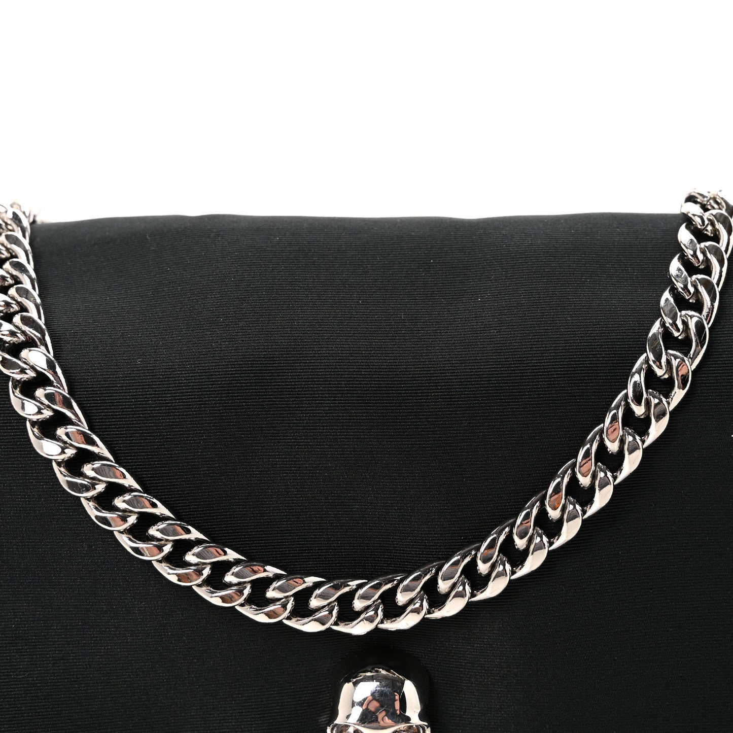 Nylon Skull Small Crossbody Bag Black