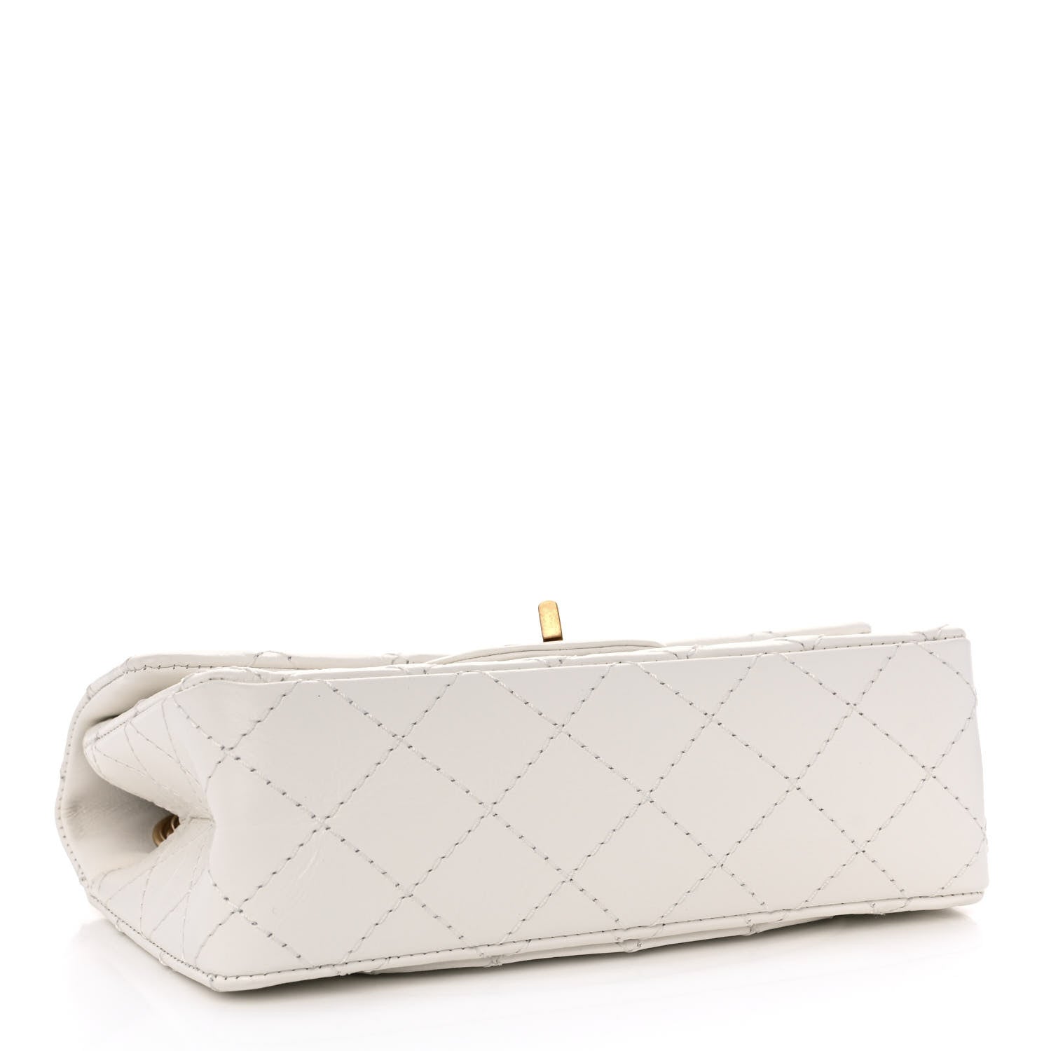 Chanel Aged Calfskin Quilted 2.55 Reissue Mini Flap White 4 of 11
