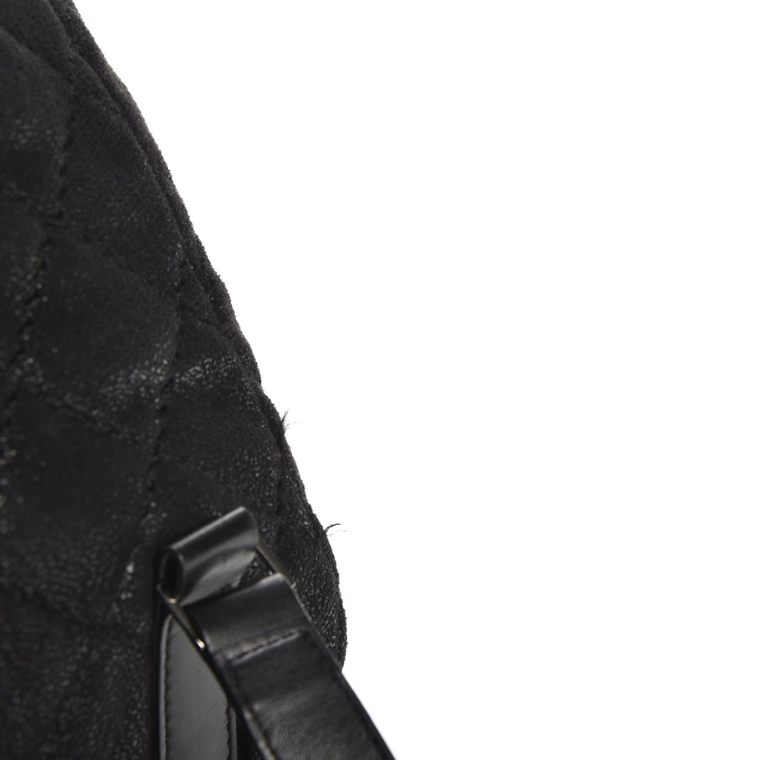 Stella McCartney Shaggy Deer Quilted Falabella Backpack Black 8 of 8