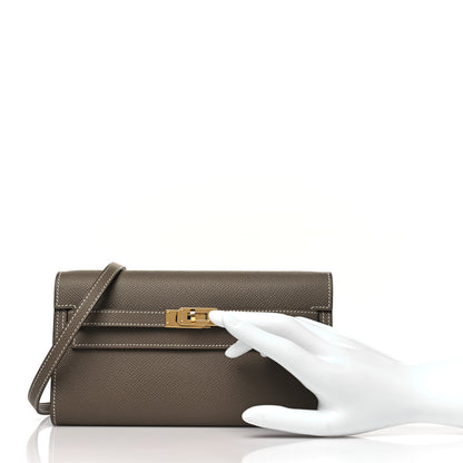 Hermes Epsom Kelly Wallet To Go Etoupe 3 of 11