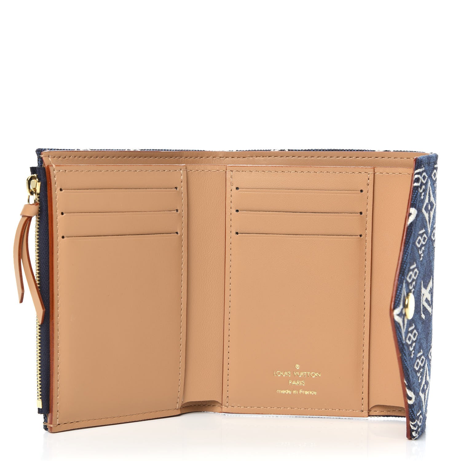 Louis Vuitton Jacquard Since 1854 Victorine Wallet Blue 5 of 8