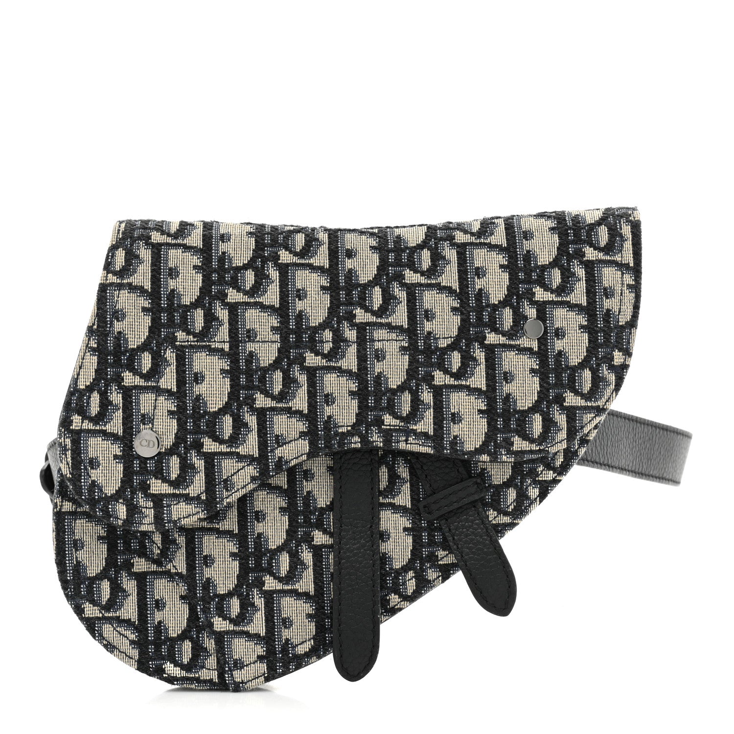 Christian Dior HOMME Oblique Saddle Belt Bag Blue 1 of 16