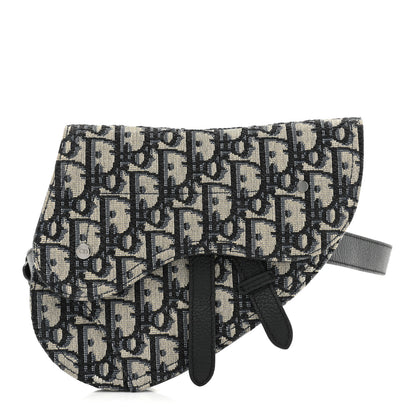 Christian Dior HOMME Oblique Saddle Belt Bag Blue 1 of 16