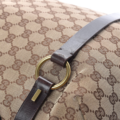 Gucci Monogram Calfskin Tote Dark Brown 14 of 18