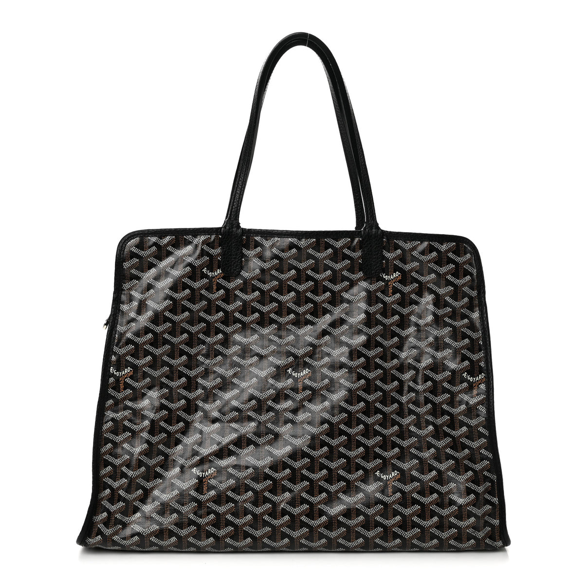 Goyardine Sac Hardy Pet Carrier PM Black