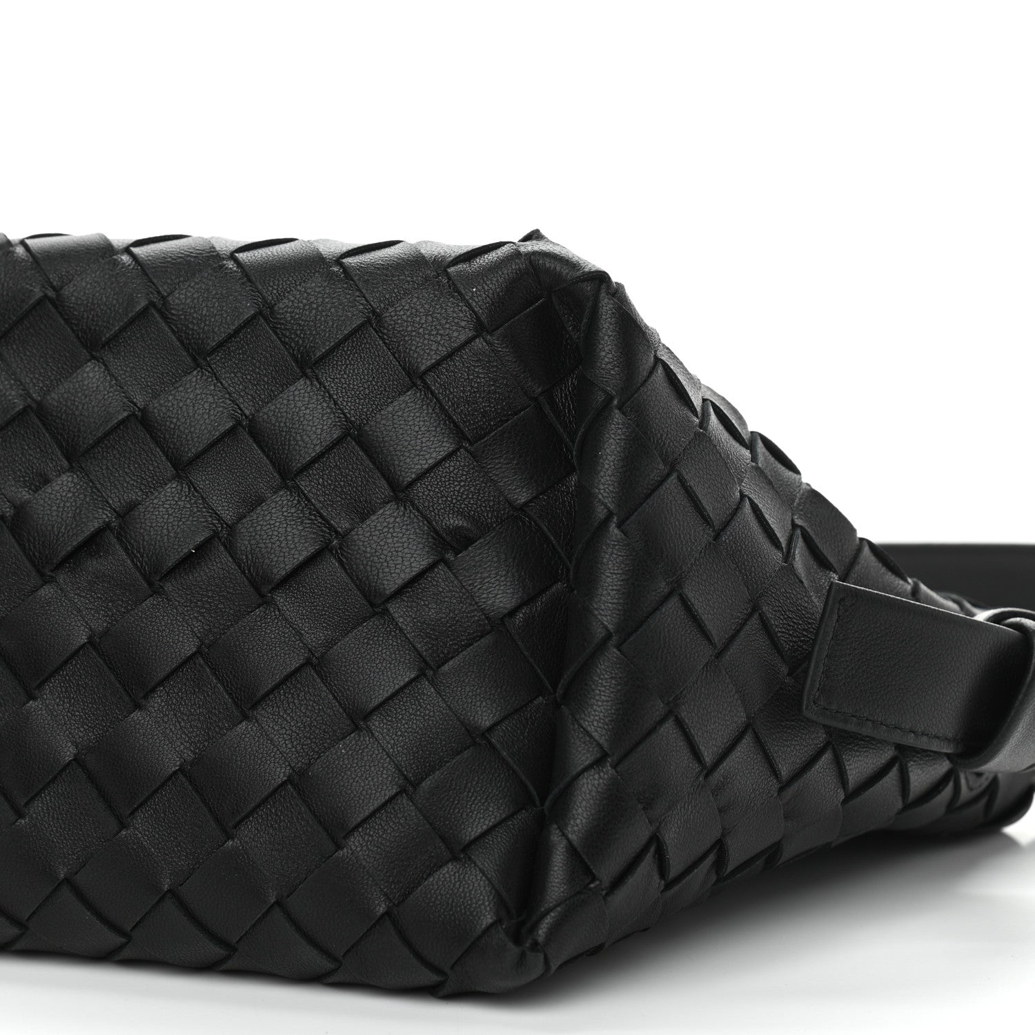 Bottega Veneta Nappa Intrecciato Tie Shoulder Bag Black 10 of 10