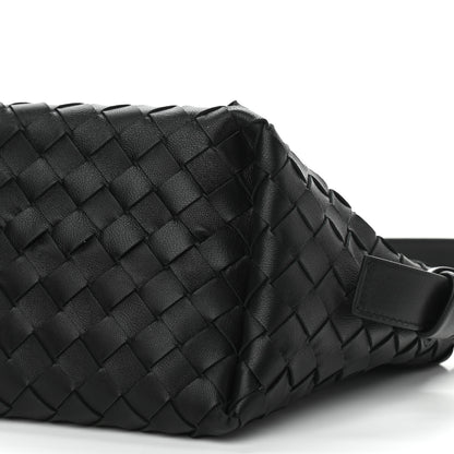 Bottega Veneta Nappa Intrecciato Tie Shoulder Bag Black 10 of 10