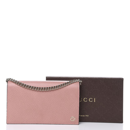 Gucci Dollar Calfskin Medium Betty Chain Wallet Soft Pink 9 of 9