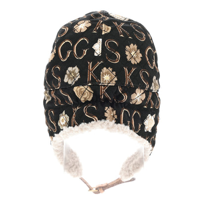 Gucci X KEN SCOTT Canvas Shearling Floral Print Cap Hat L Multicolor 5 of 12