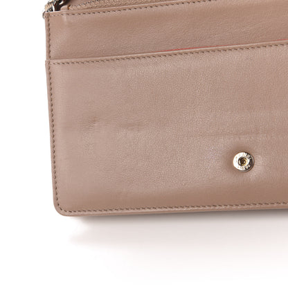Chanel Vinyl Lipstick Wallet On Chain WOC Beige 13 of 14