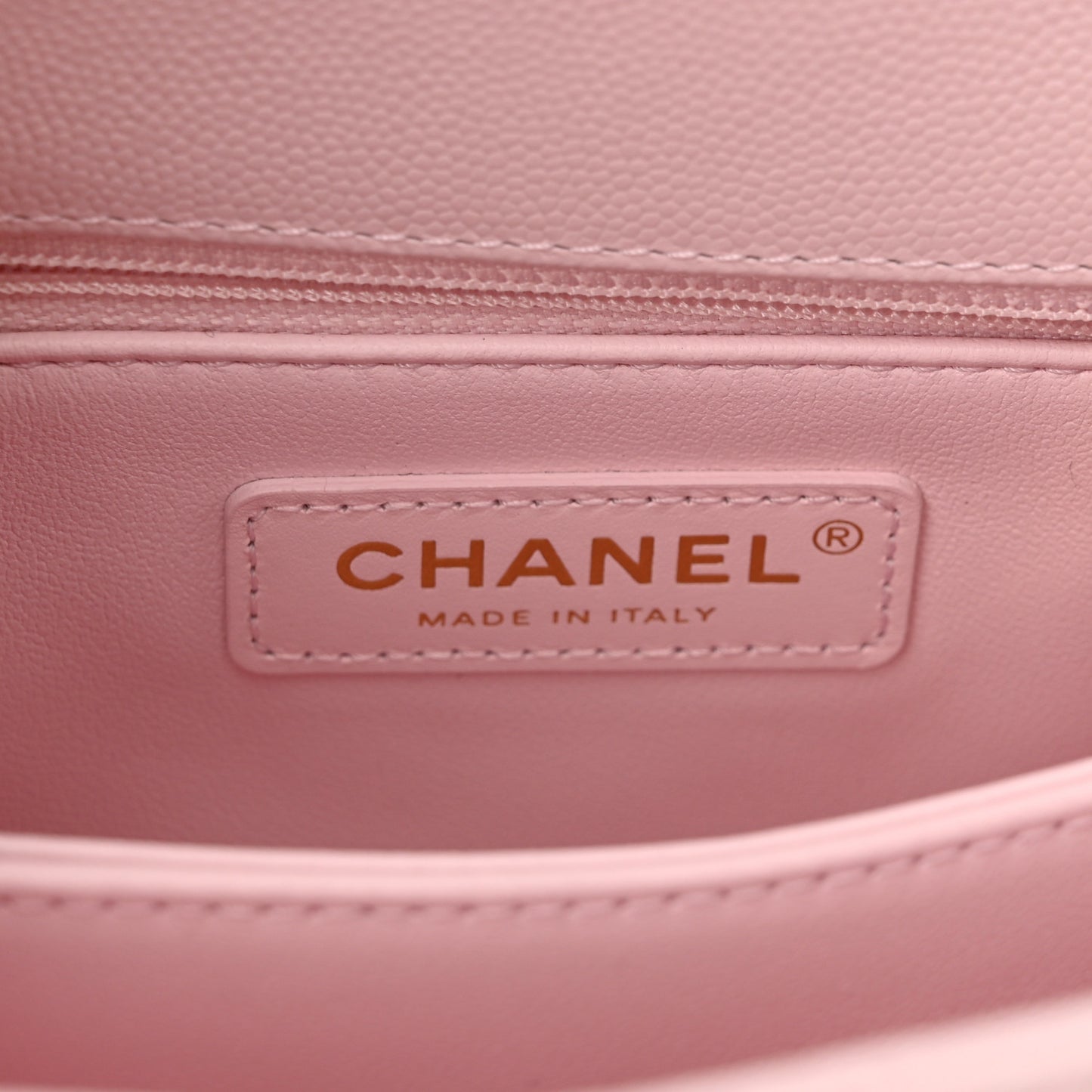 Caviar Quilted Mini Coco Handle Flap Light Pink