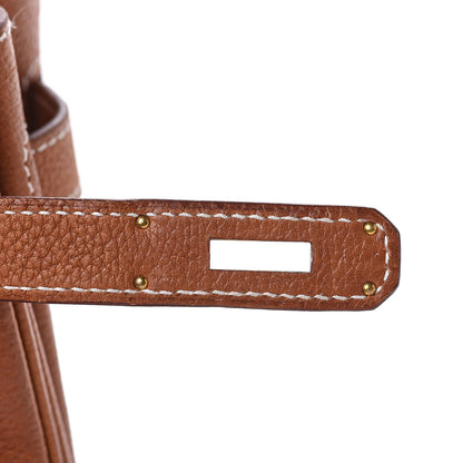 Hermes Natural Barenia Faubourg Birkin 30 Fauve 10 of 34